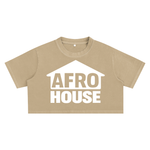 AFRO HOUSE SNOW-WASHED CROP TOP