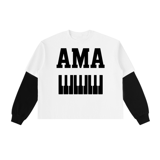 AMAPIANO LAYERED CONTRAST SLEEVE – LOG DRUM LIFE EDITION