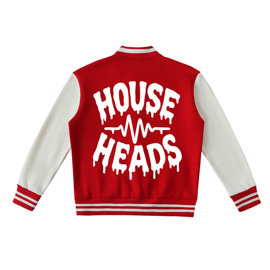 HOUSE HEADS VARSITY JACKET -TWO TONED FLEECE