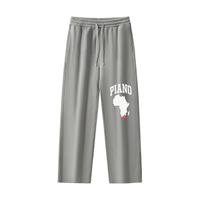 PIANO FRAYED ENZYME WASH FLEECE SWEATPANTS