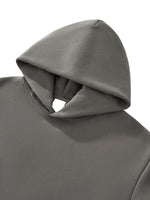 III STEP OVERSIZED BOXY FLEECE HOODIE