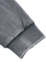 AMAPIANO SNOW WASH RAW EDGE CROPPED SWEATSHIRT