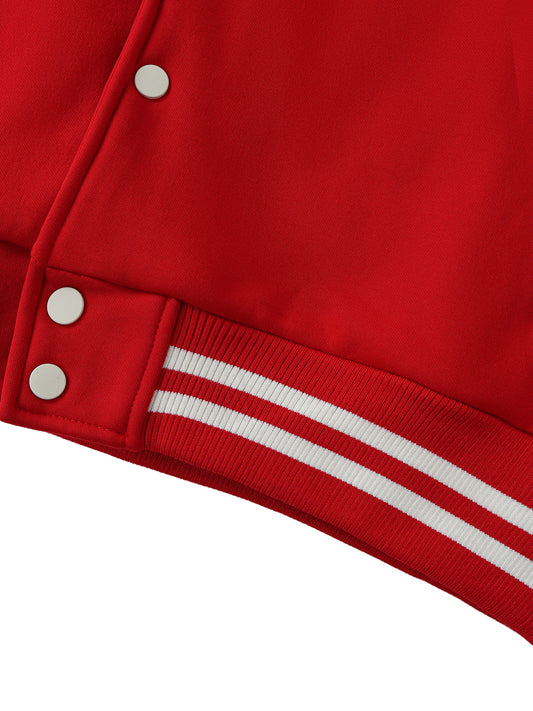 AFRO HOUSE VARSITY JACKET -TWO TONED FLEECE