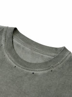 AMAPIANO DISTRESSED GROMMET EYELET TANK TOP