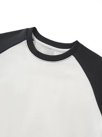 I ❤️ AMAPIANO WOMEN'S HEAVY TWO-TONE CROP SWEATSHIRT